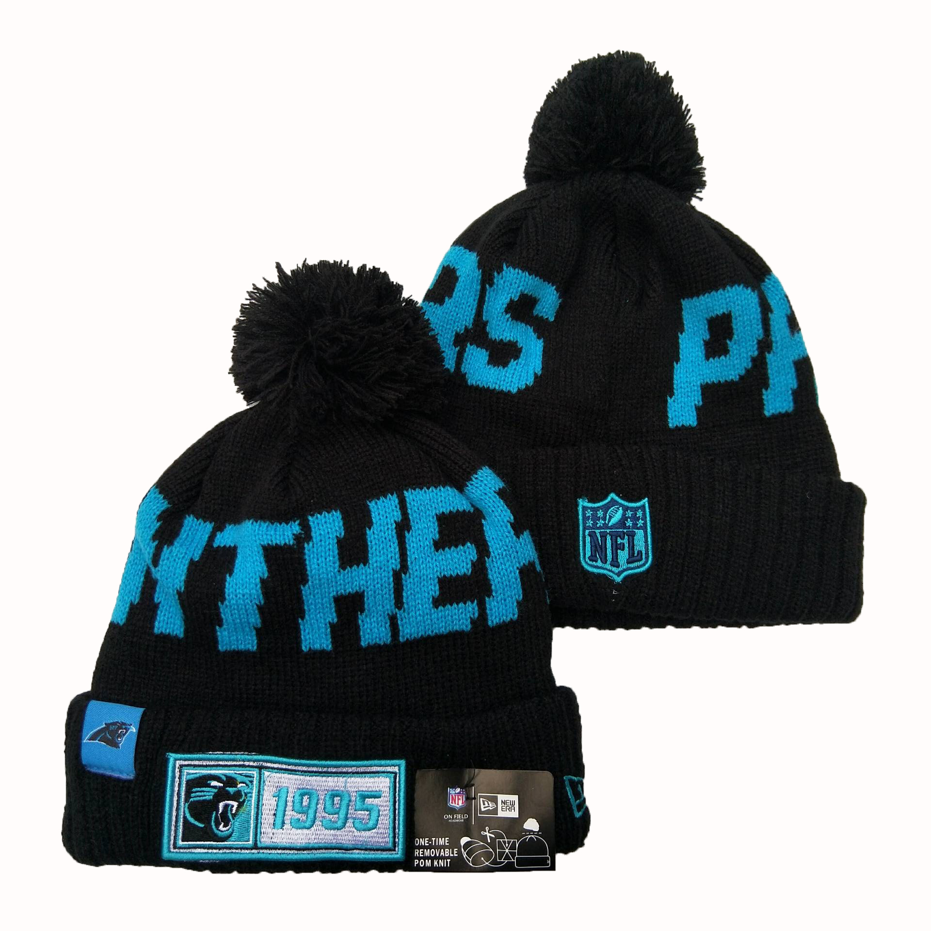 Carolina Panthers Knit Hats 046